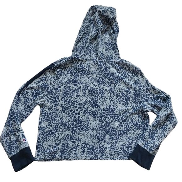 Champion women's shorts shirt outfit size large and sweatshirt pajamas blue - Picture 4 of 6